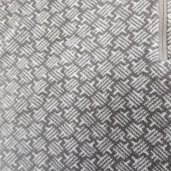 M Columbia Gray Fleece Patterned Quarter-Zip Pullover - Picture 5 of 11